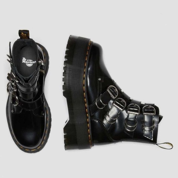 ✨HOST PICK✨✅💎Women’s Rare Dr Martens Jadon Max Hardware  Biker Boots - Picture 5 of 15